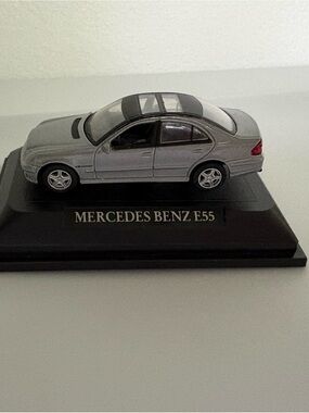 Mercedes Benz E55 Silver Die-Cast Model Car